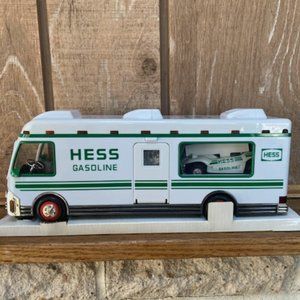 1998 Hess Truck Recreation Van with Dune Buggy and Motorcycle